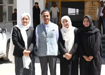 Bar Association Kargil Hosts High Tea in Honour of Justice Arun Palli, Registrar General M.K. Sharma