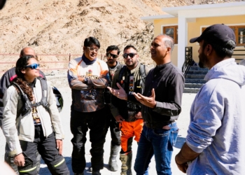 Changthang Expedition Featuring BMW Motorrad Riders Flagged Off from Shanti Stupa, Leh