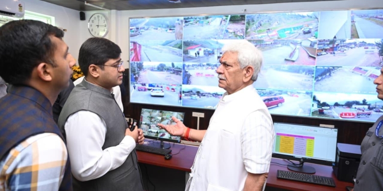 Lieutenant Governor Inaugurates District Emergency Operations Centre and Shri Amarnathji Yatra Control Room at DC Office, Ganderbal