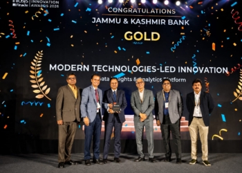J&K Bank shines at Finacle Innovation Awards 2026, wins Gold for AI-driven Analytics