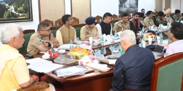 Lieutenant Governor visits Nunwan base camp, reviews on-ground arrangements for Shri Amarnath Ji Yatra-2026