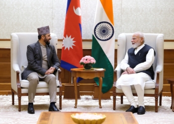 Chairman of the Rastriya Swatantra Party of Nepal meets PM Modi