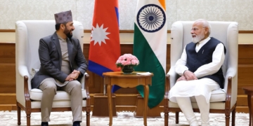 Chairman of the Rastriya Swatantra Party of Nepal meets PM Modi