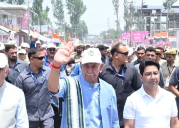 Lieutenant Governor Led Drug-Free J&K Padyatra in Kulgam