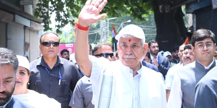 Lieutenant Governor Manoj Sinha Joins Nasha-Mukt J&K Campaign in Ganderbal