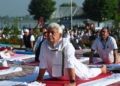 Lieutenant Governor Leads Citizens During the Celebration of the 12th International Day of Yoga