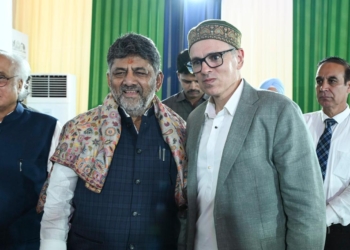 Omar Abdullah meets Karnataka CM DK Shivakumar in Bengaluru, congratulates him on assuming office