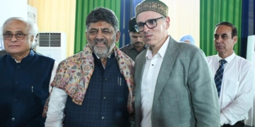 Omar Abdullah meets Karnataka CM DK Shivakumar in Bengaluru, congratulates him on assuming office