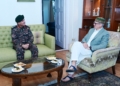 Army Chief General Dhiraj Seth calls on CM Omar Abdullah in Srinagar
