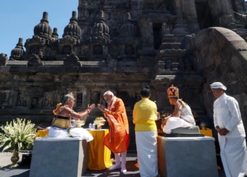 PM Modi visits the UNESCO World Heritage Prambanan Temple Complex