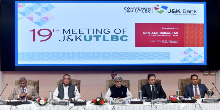 Chief Secretary Chairs 19th J&K UTLBC meeting