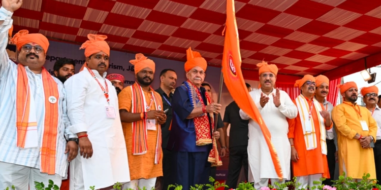 Lieutenant Governor flags off the holy Shri Budha Amarnath Ji Yatra