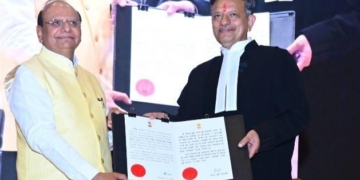 Dr Pushpendra Singh Bhati sworn in as Chief Justice of J&K, Ladakh High Court