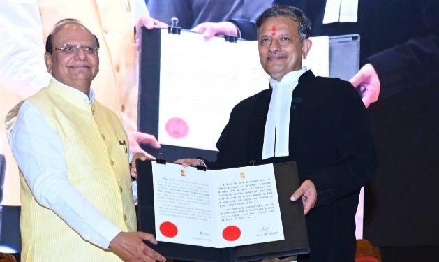 Dr Pushpendra Singh Bhati sworn in as Chief Justice of J&K, Ladakh High Court