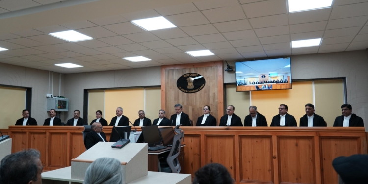 Ceremonial Bench Held at Leh to Mark Historic Inauguration of Ladakh Bench of High Court of Jammu & Kashmir and Ladakh