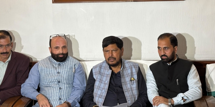 Union MoS for Social Justice and Empowerment Ramdas Athawale Highlights Welfare Schemes During Srinagar Visit