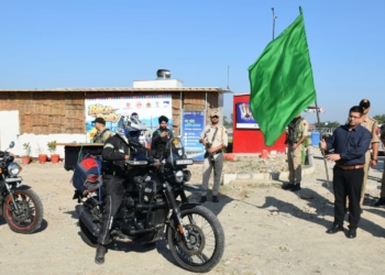 Div Com Jammu flags off Jammu–Basohli Bike Ride to promote tourism, cultural heritage and drug-free youth