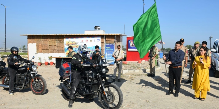 Div Com Jammu flags off Jammu–Basohli Bike Ride to promote tourism, cultural heritage and drug-free youth